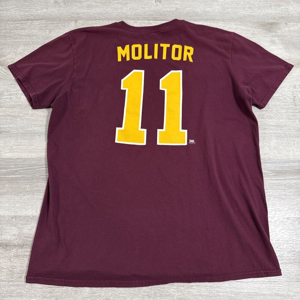 Minnesota Twins Shirt Paul Molitor Baseball Hall Of Fame Men's Maroon XL Tee